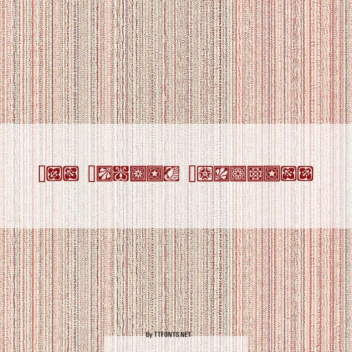 Art Noveau Dingbats example