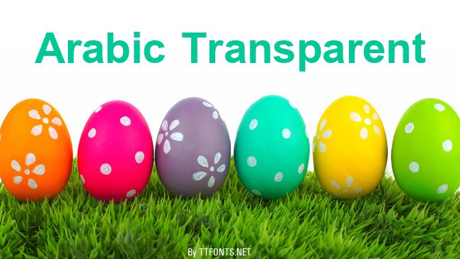 Arabic Transparent example
