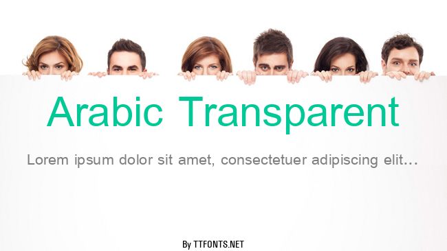Arabic Transparent example