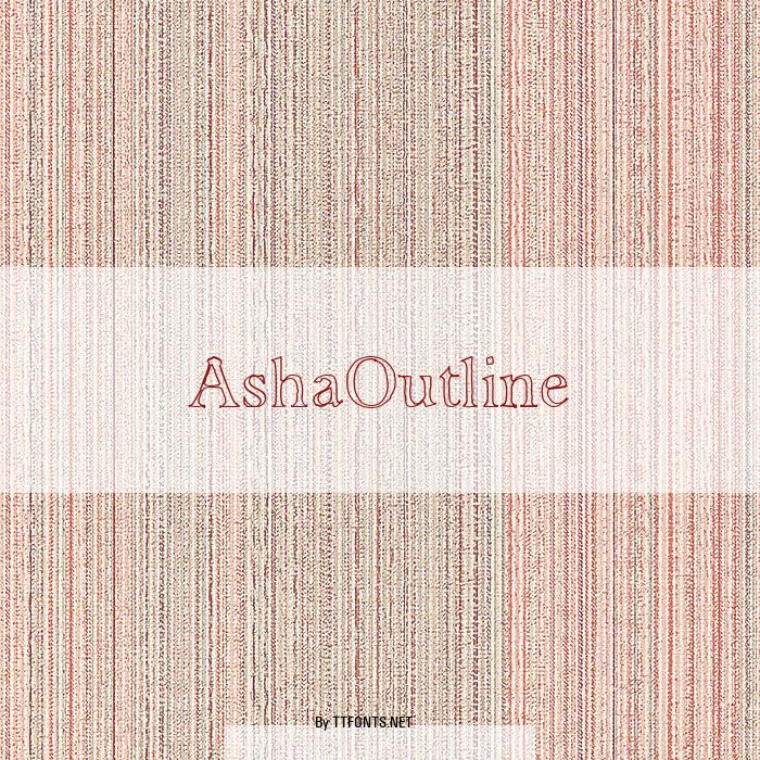 AshaOutline example