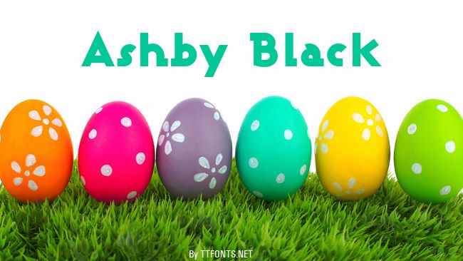 Ashby Black example