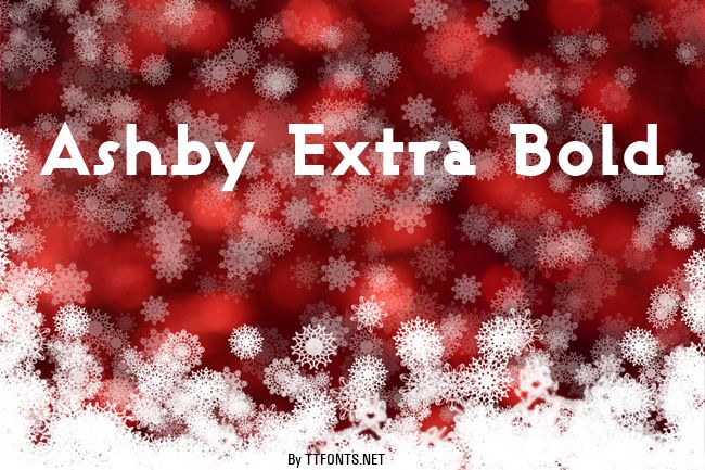 Ashby Extra Bold example