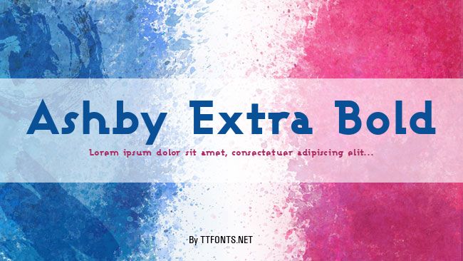 Ashby Extra Bold example