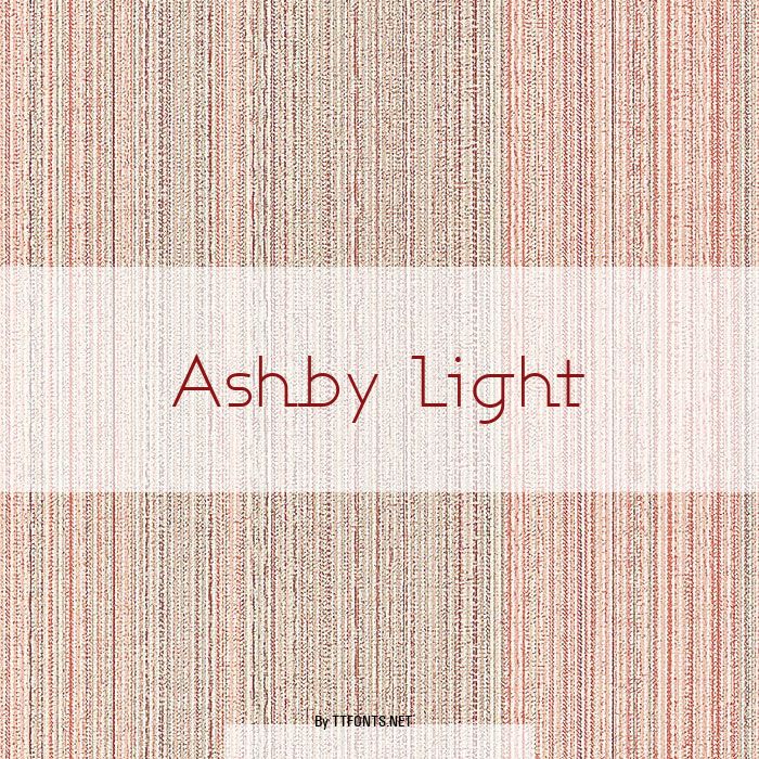 Ashby Light example