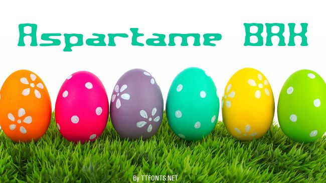 Aspartame BRK example