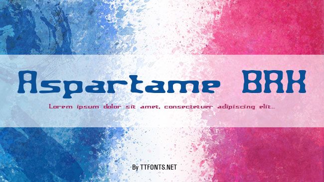 Aspartame BRK example