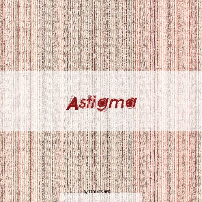 Astigma example