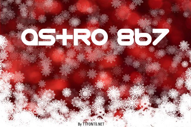Astro 867 example