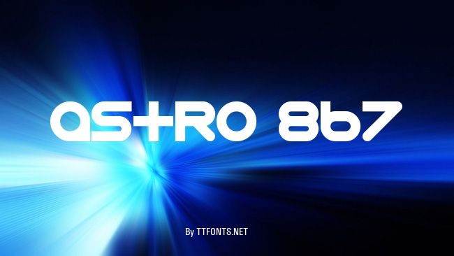 Astro 867 example