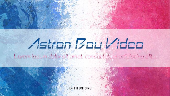 Astron Boy Video example