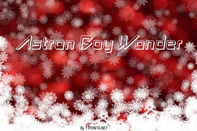 Astron Boy Wonder example