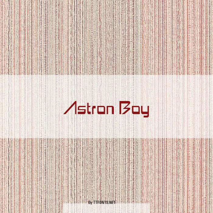 Astron Boy example