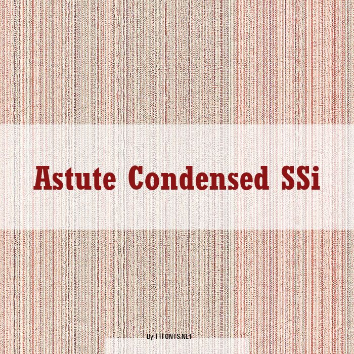 Astute Condensed SSi example