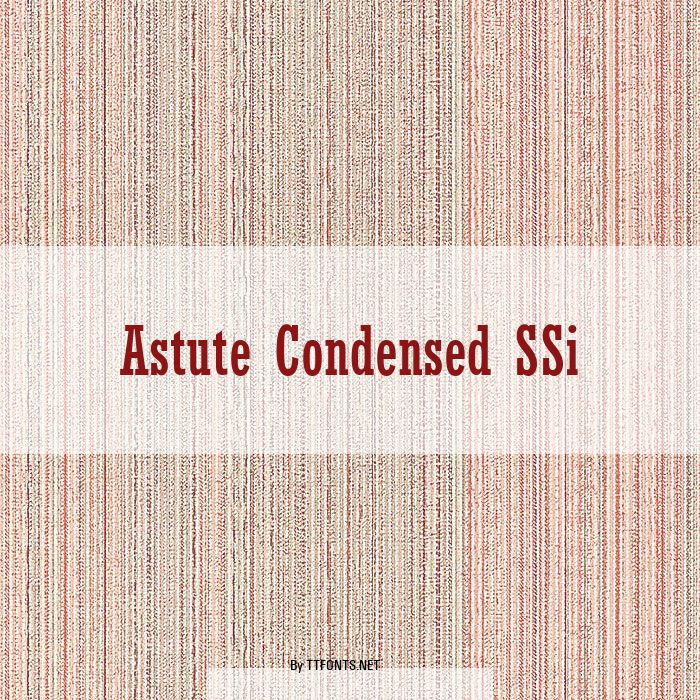 Astute Condensed SSi example