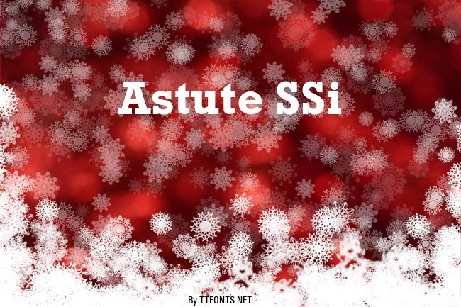 Astute SSi example