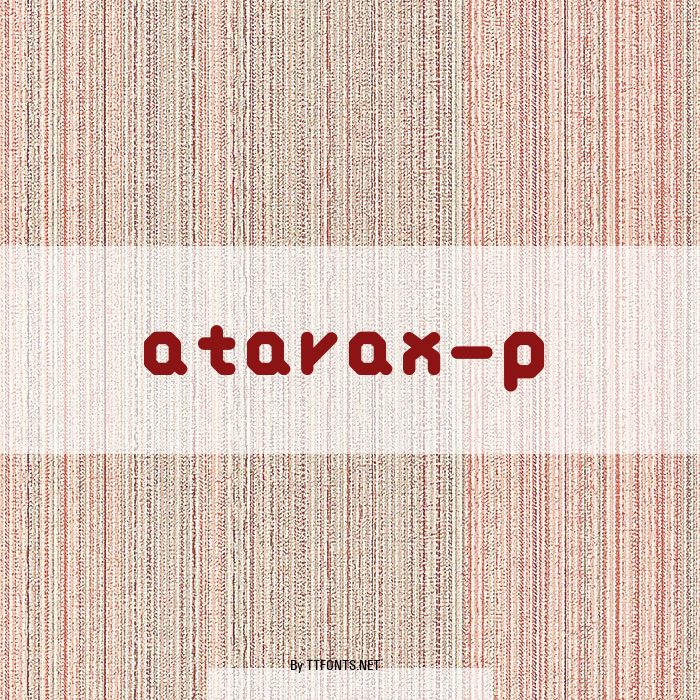 atarax-p example