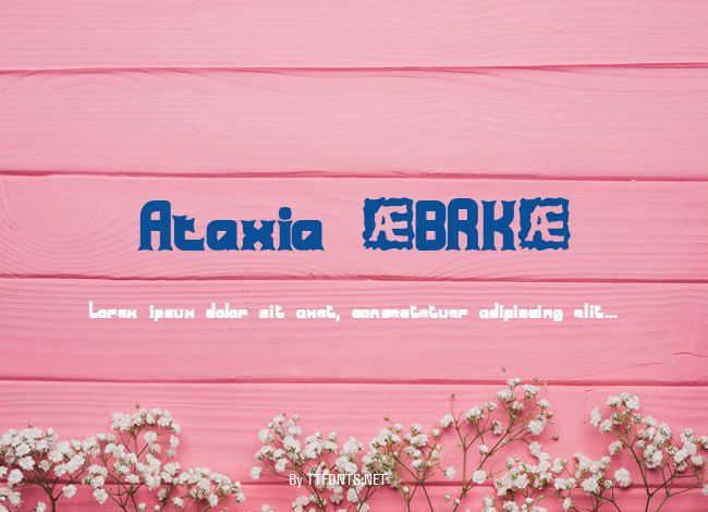 Ataxia (BRK) example