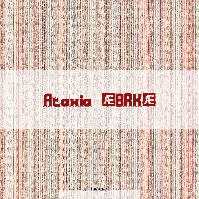Ataxia (BRK) example