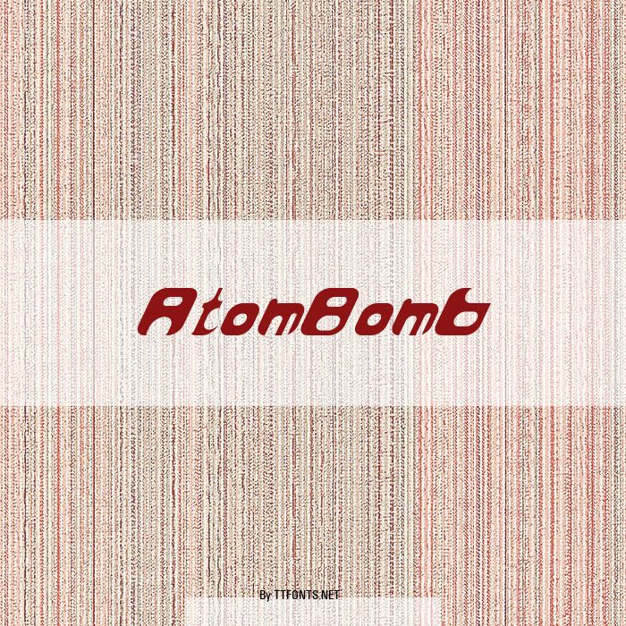 AtomBomb example