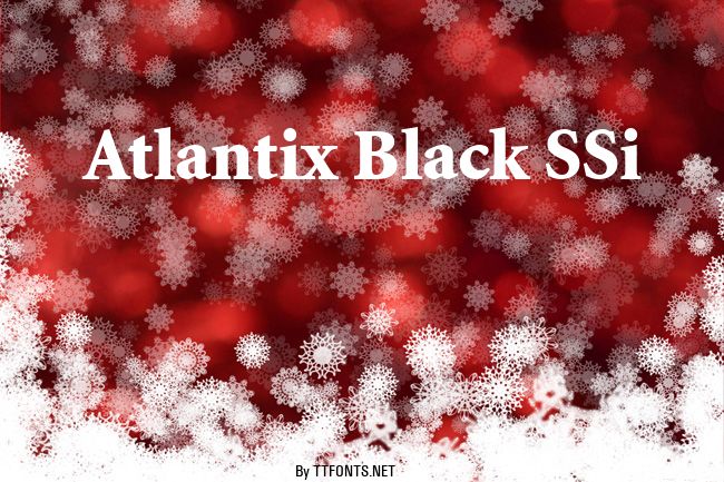 Atlantix Black SSi example