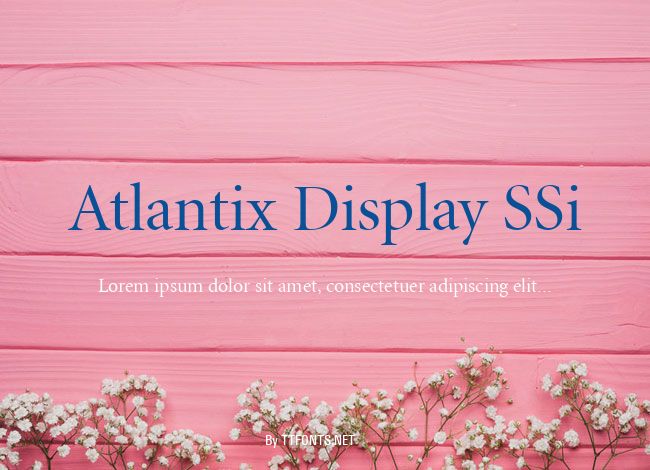 Atlantix Display SSi example