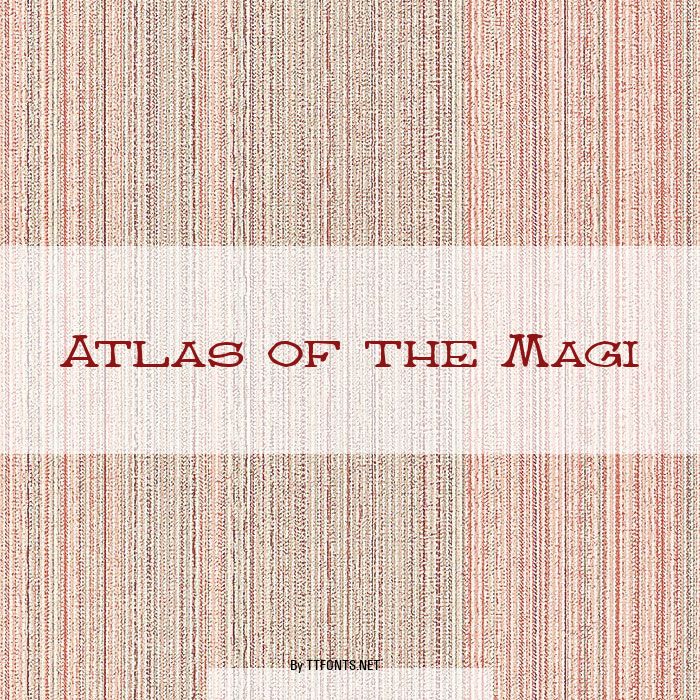 Atlas of the Magi example