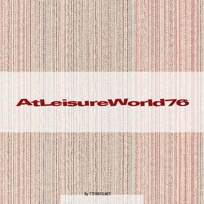 AtLeisureWorld76 example