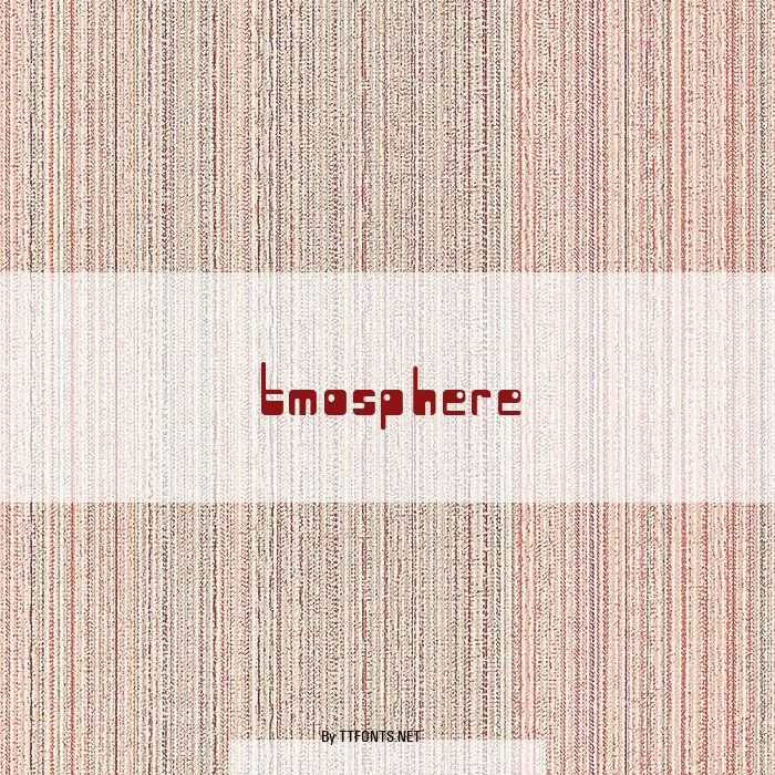 Atmosphere example