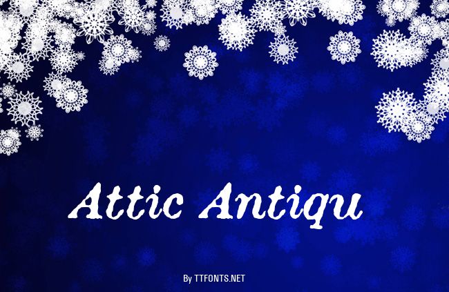 Attic Antique example