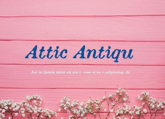 Attic Antique example