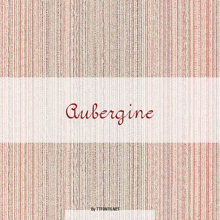Aubergine example