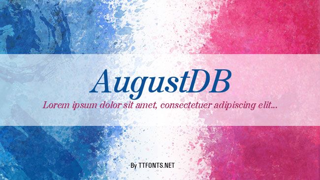 AugustDB example