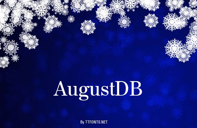 AugustDB example