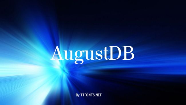 AugustDB example