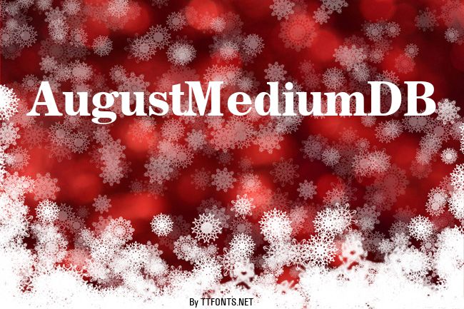AugustMediumDB example