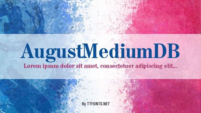 AugustMediumDB example