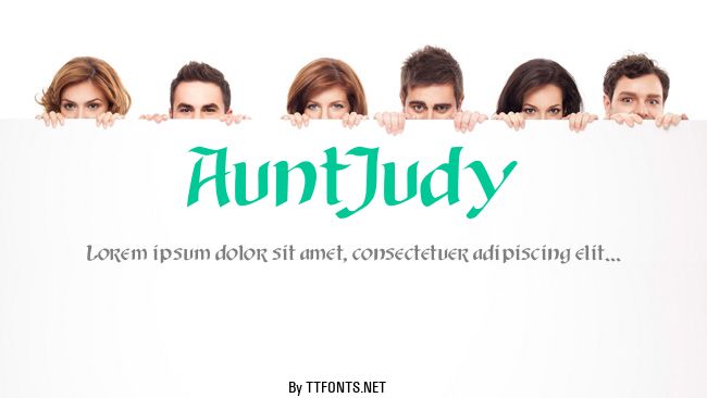 AuntJudy example