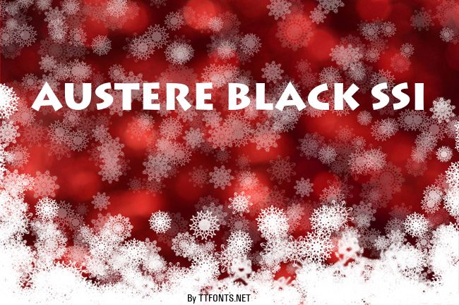 Austere Black SSi example