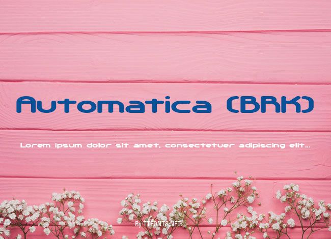 Automatica (BRK) example