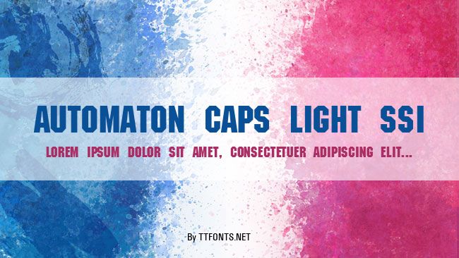 Automaton Caps Light SSi example