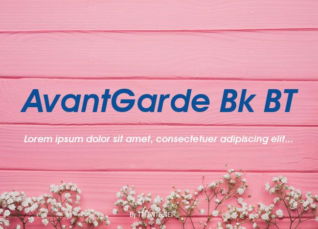 AvantGarde Bk BT example