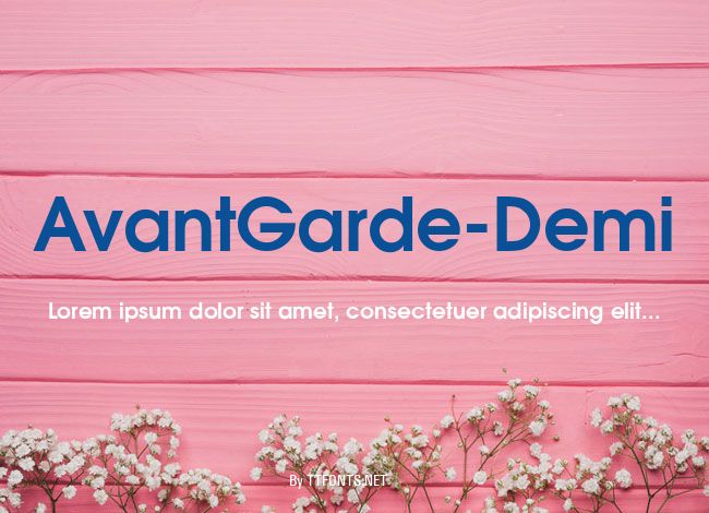 AvantGarde-Demi example