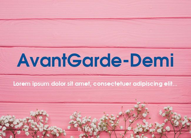 AvantGarde-Demi example