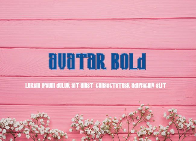 Avatar Bold example