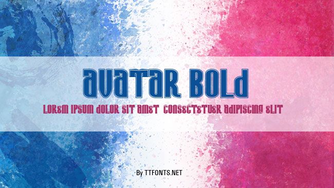 Avatar Bold example