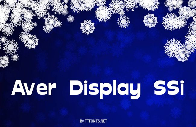 Aver Display SSi example