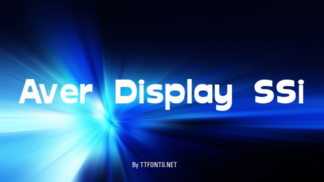 Aver Display SSi example