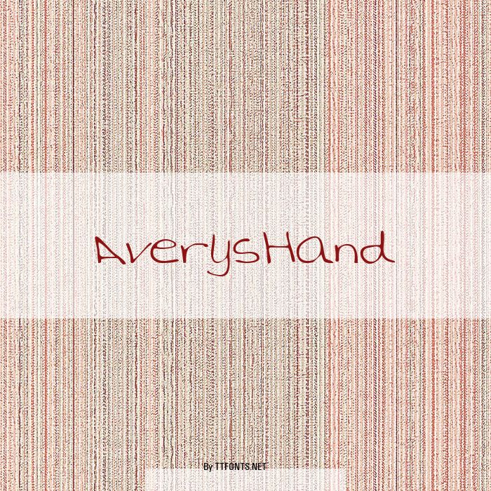 AverysHand example