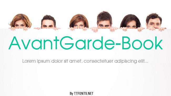 AvantGarde-Book example