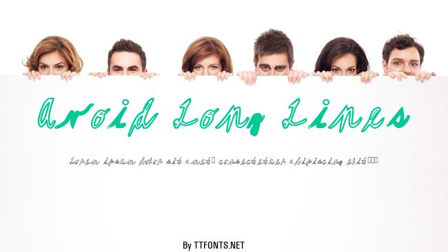 Avoid Long Lines example